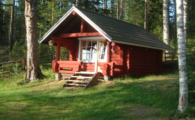 mökki omalla rannalla